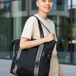 Burberry Blue Label  Black Tote Bag Womens